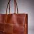 Leather Tote Bag Camel