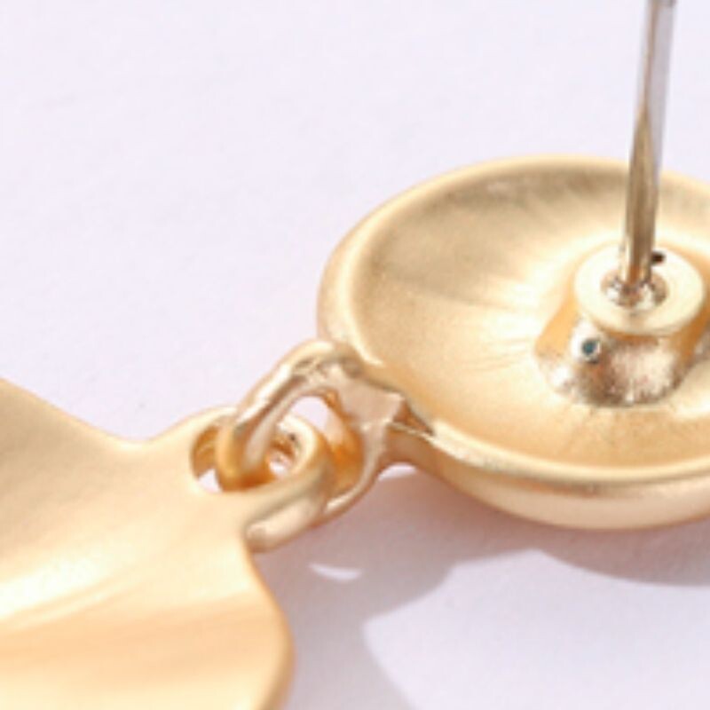 Pendientes En Forma De Lágrmia Con Textura Pendientes En Forma De Lágrmia Con Textura