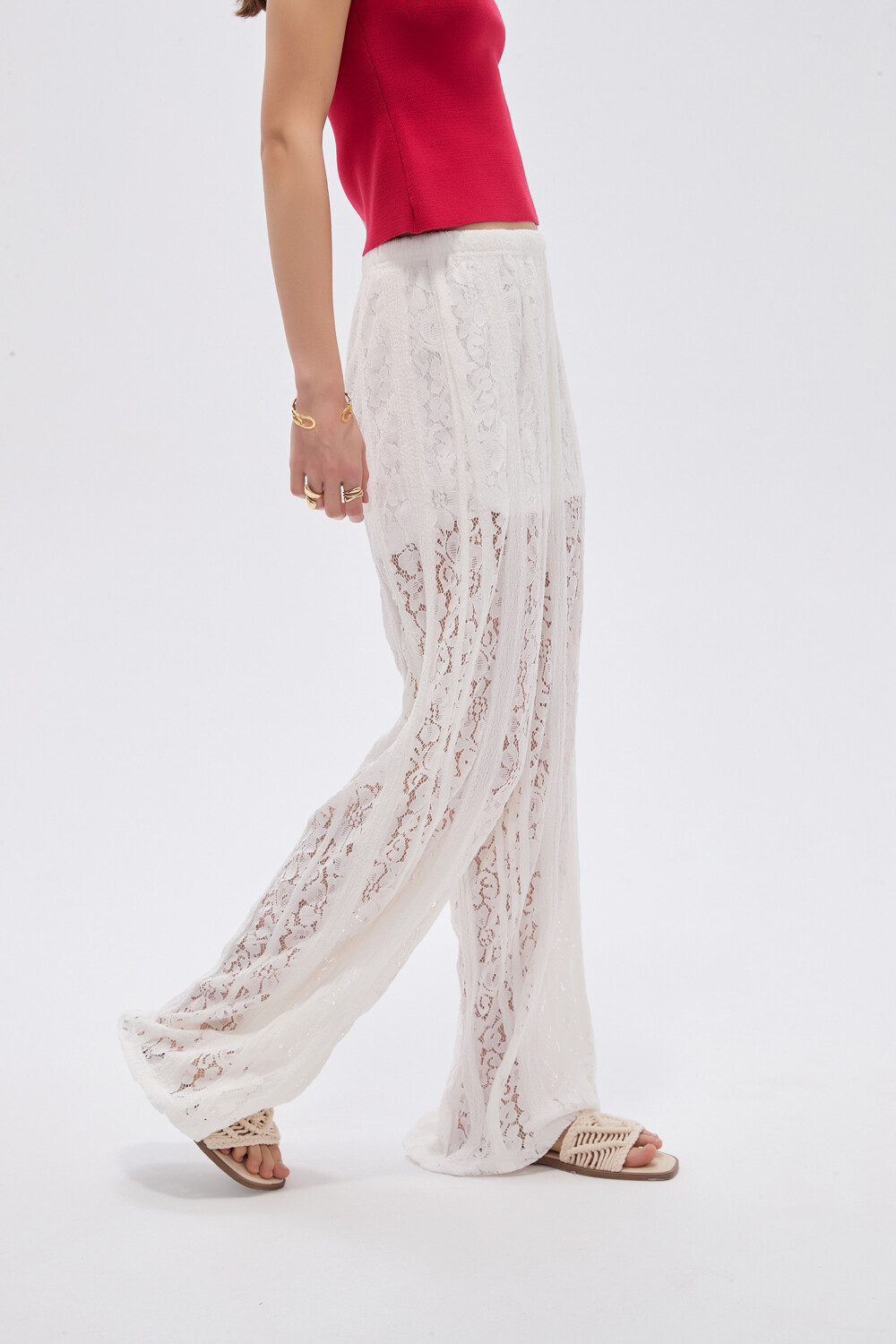 Pantalon Coqueta Marfil / Off White