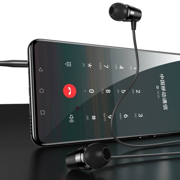 Auriculares Manos Libres Stereo Jack 3.5mm In-ear Usams Color Variante Negro
