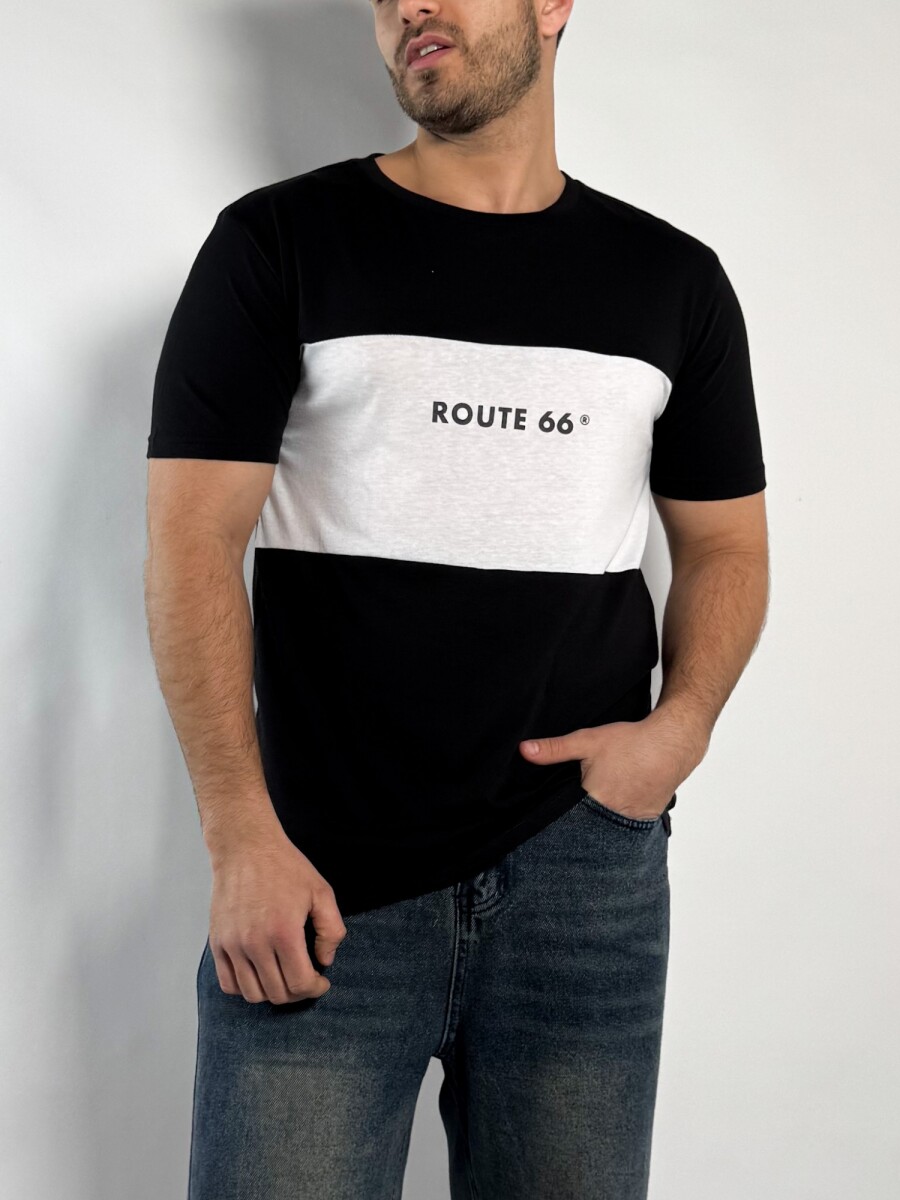 Remera combinada Loras - Blanco 