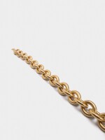 Collar Corto Con Eslabones dorado