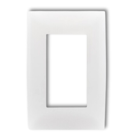 PLACA C/BASTIDOR 3 MODULOS ATENEA. BLANCO PLACA C/BASTIDOR 3 MODULOS ATENEA. BLANCO