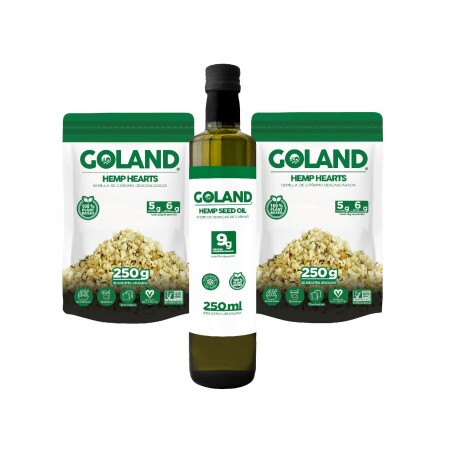 Pack 8 | 1 Hemp Oil + 2 Hemp Hearts - ENVÍO GRATIS! Pack 8 | 1 Hemp Oil + 2 Hemp Hearts - ENVÍO GRATIS!