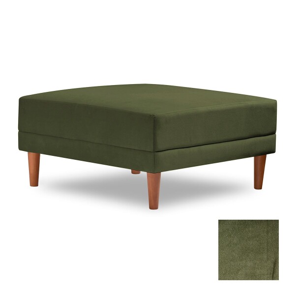 Puff Isla Banqueta Doha Pfdhav06v Chenille Living PUFF DOHA VERDE
