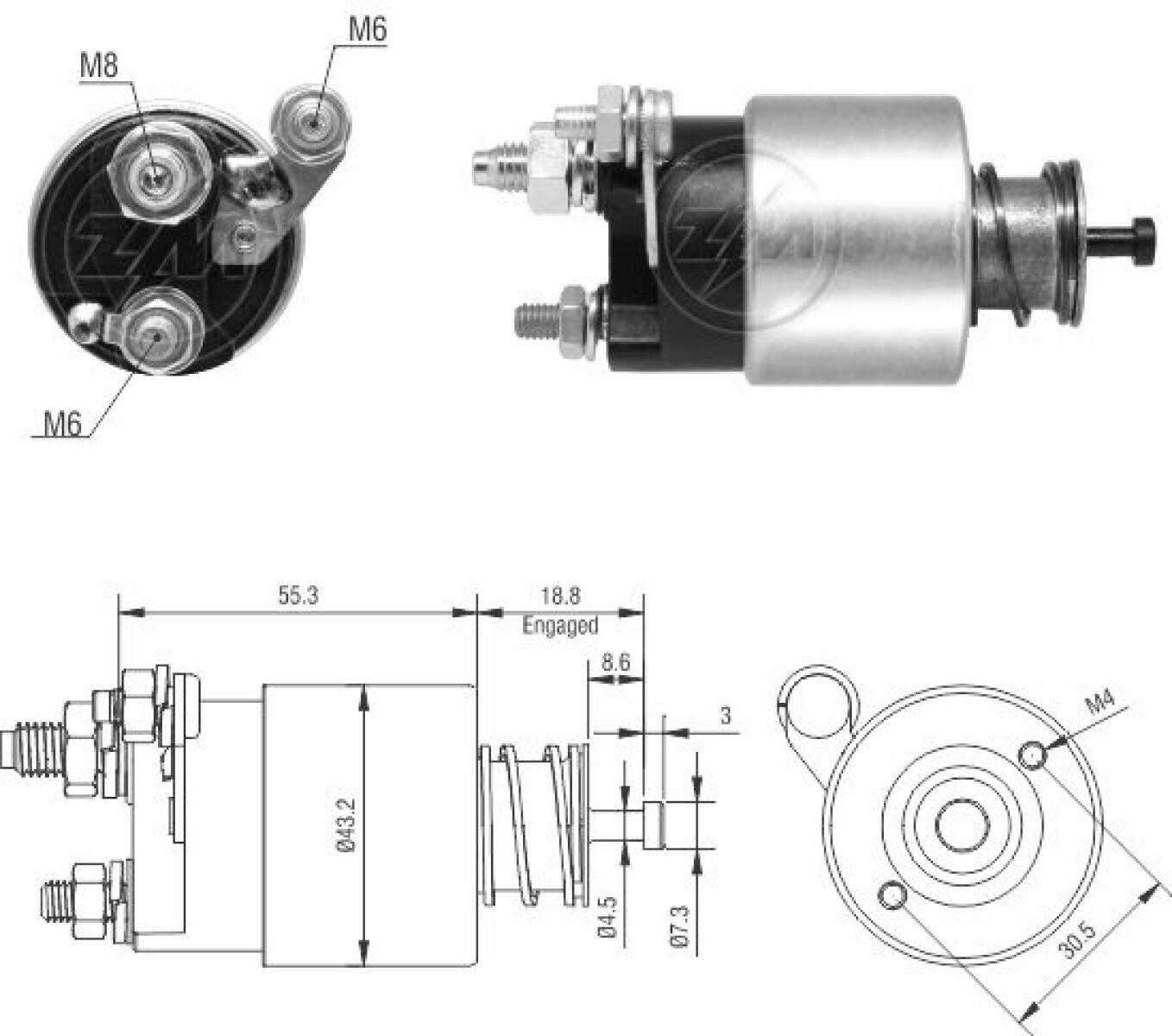 AUTOMATICO DE ARRANQUE FORD ECOSPORT FIESTA KA 14/ VALEO ZM 