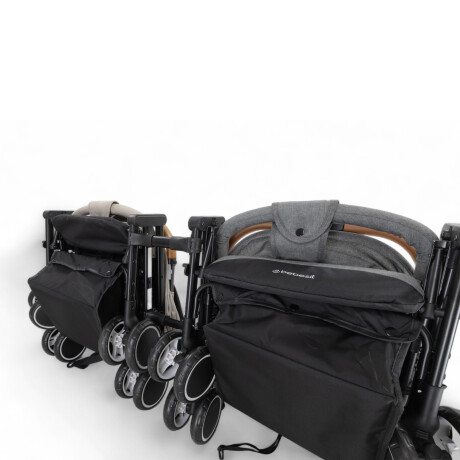 Pack 2 Coches Sprint Gris + Conectores para Mellizos o Hermanos Pack 2 Coches Sprint Gris + Conectores para Mellizos o Hermanos