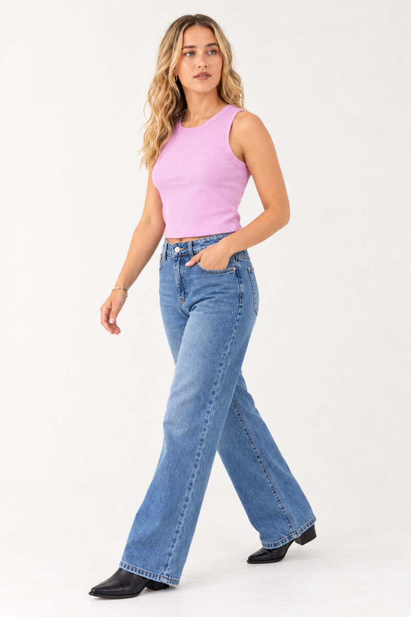 Musculosa Basica - Violeta 