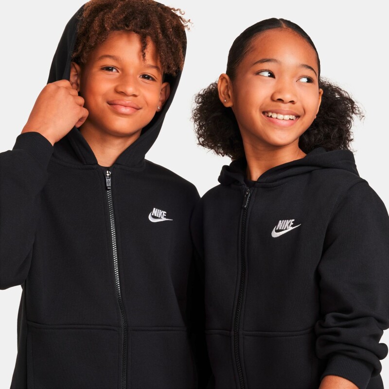 Abrigo Nike Sportswear Club Fleece Unisex Negro