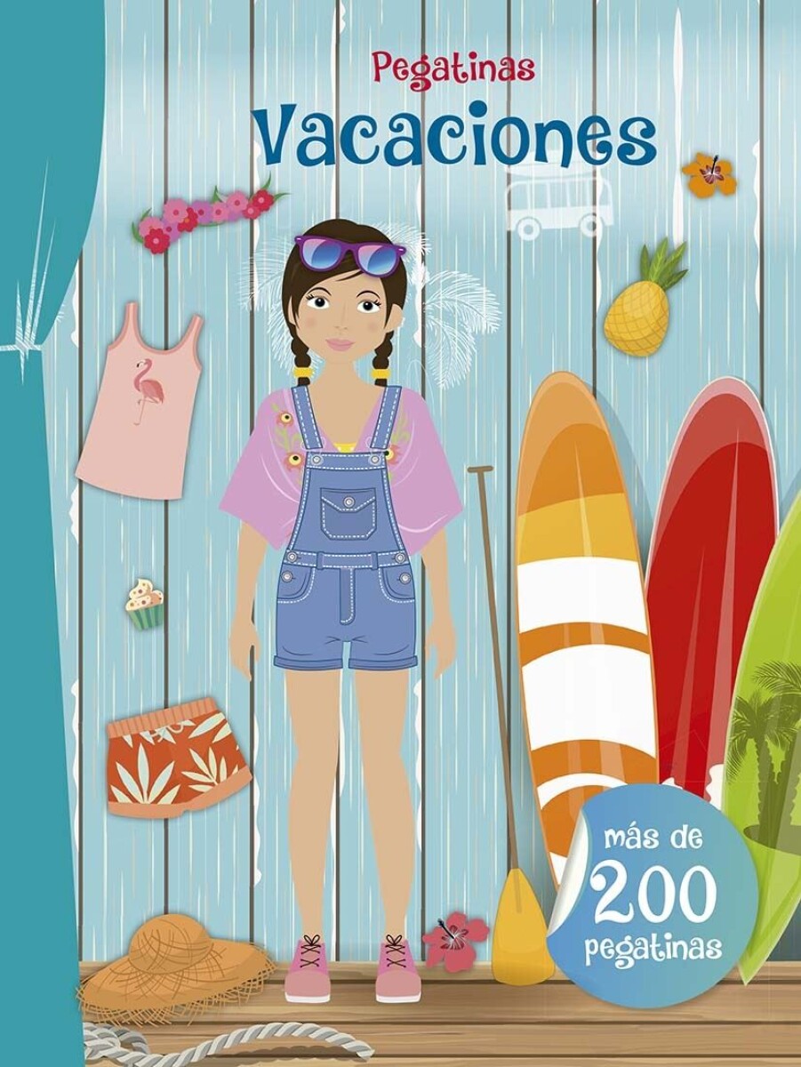 Pegatinas. Vacaciones 
