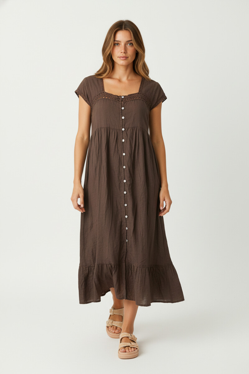 Vestido Surenia - Taupe / Mink / Vison 