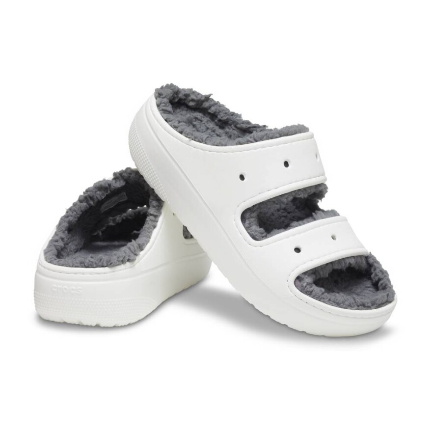 Sandalias Crocs Classic Cozzzy Sandal - Unisex White