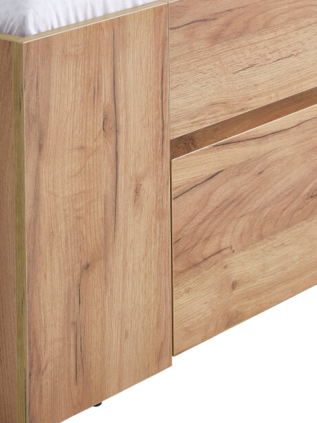 Estructura cama 160x200 LIMFJORDEN 3 cajones roble Estructura cama 160x200 LIMFJORDEN 3 cajones roble