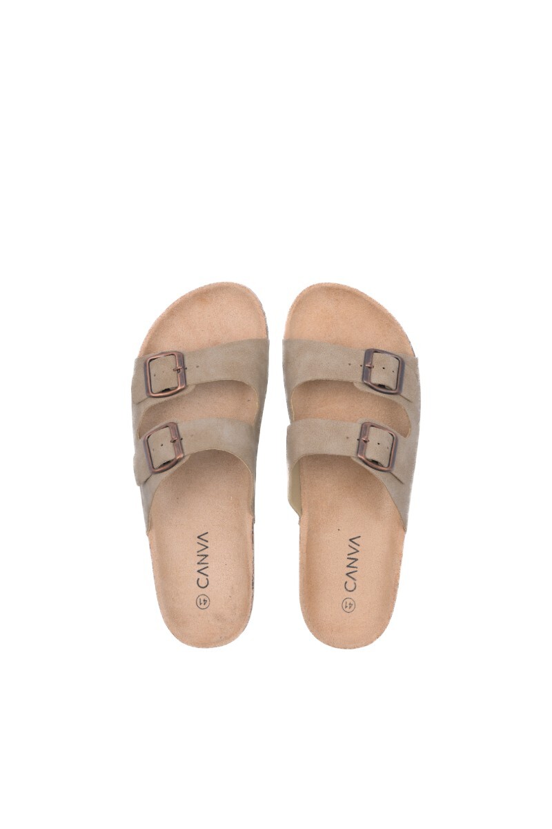 Sandalia Salvador Beige