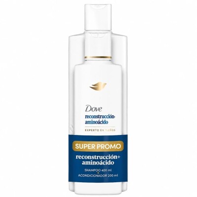 Shampoo Dove Reconstrucción Aminoácido 400ml + Acond. 200ml Shampoo Dove Reconstrucción Aminoácido 400ml + Acond. 200ml