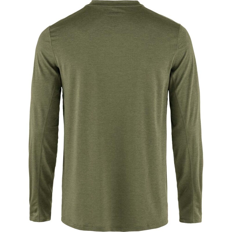 Polo Fjallraven Abisko Day Hike LS M Hombre Green
