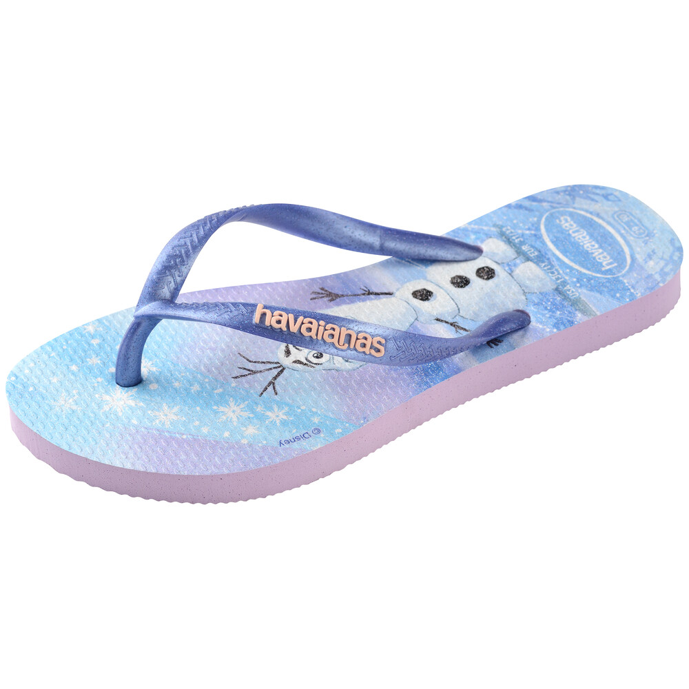 Sandalias Havaianas Kids Slim Princess Niños Fantasia Morada