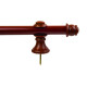Barrote cortina de metal 2 m + 2 Soportes MOGNO