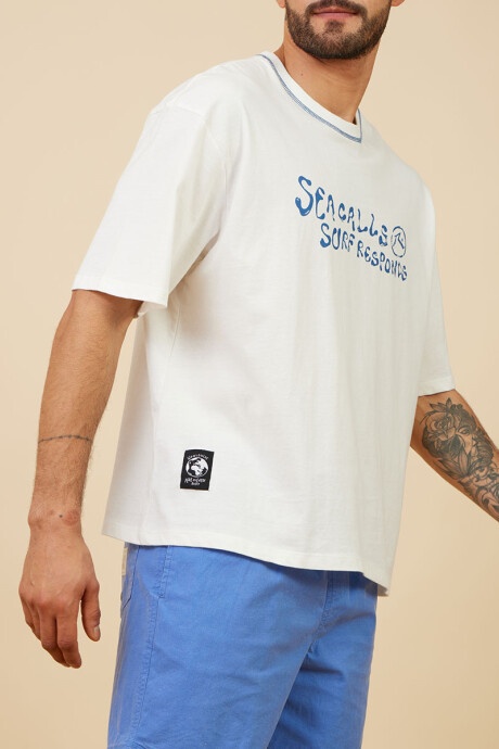 T-SHIRT BURGOS RUSTY Blanco