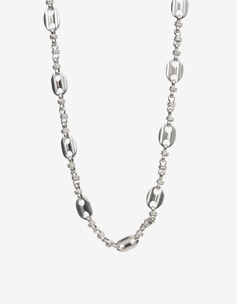 Collares Cortos Metal Collar Corto Men´s Collection - Plateado