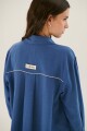 SOBRECAMISA LINO LAIA AZUL
