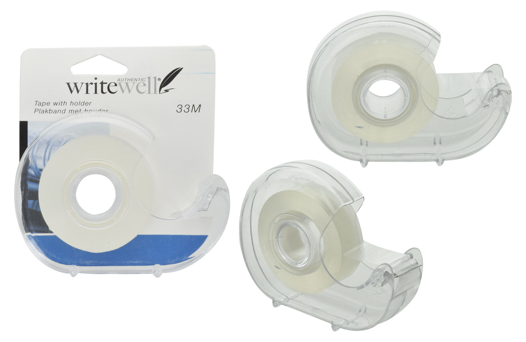 CINTA ADHESIVA CON DISPENSADOR 18MM X 30MT 