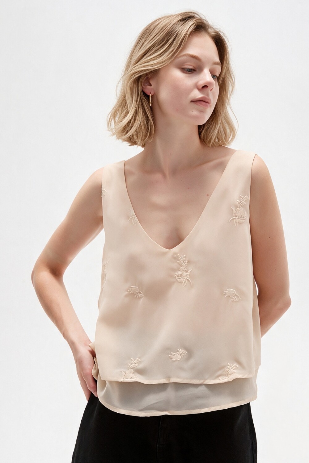 Musculosa Meran Beige Claro