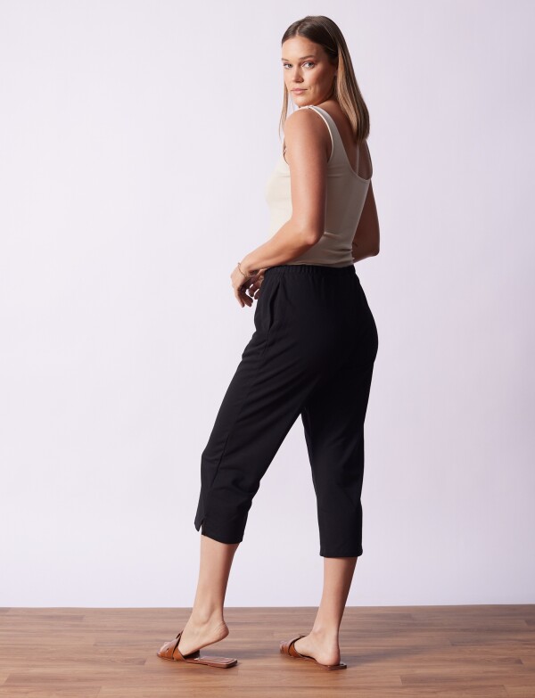 Capri Yoga Algodon NEGRO