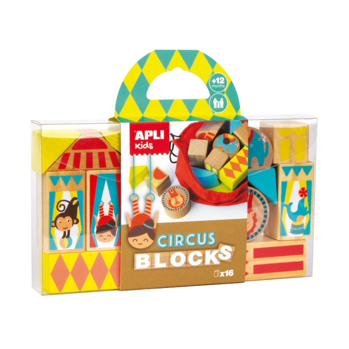 Bloques de madera Circo - Apli 