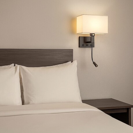 ARTEFACTO DE PARED AUSTRIA NEGRO LED Artefacto Para Pared Austria Negro