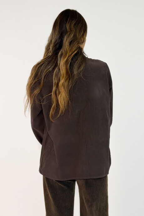 CAMISA PEONIA Chocolate