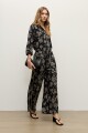 Pantalon estampa Silvestre negro