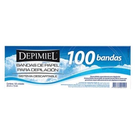 Bandas Depilatorias Depimiel Papel 100 Unidades Bandas Depilatorias Depimiel Papel 100 Unidades