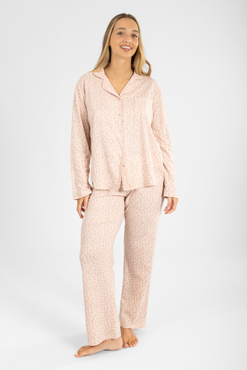 Pijama feline - Pale pink 