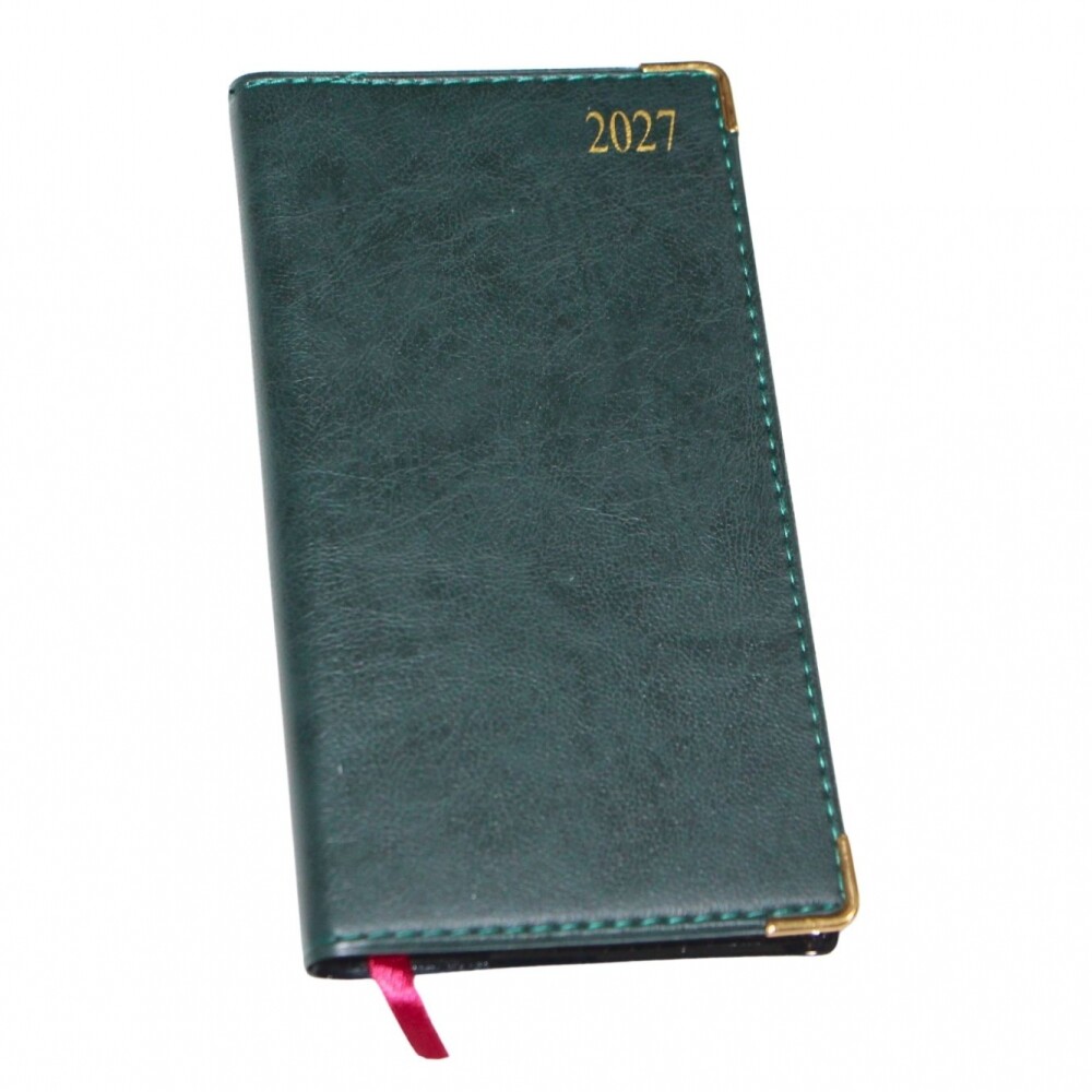 AGENDA ABEZETA PRESIDENTE POCKET 321 C SEMANA A LA VISTA COLOR VERDE OSCURO