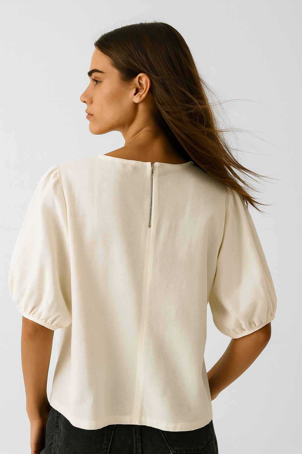 Blusa Zaphra Marfil / Off White