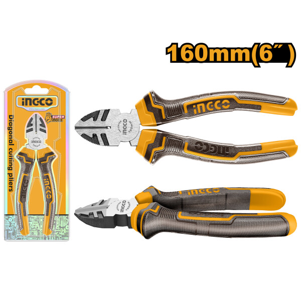 ALICATE CORTE DIAGONAL 6 PULG INGCO HDCP08168 ALICATE CORTE DIAGONAL 6 PULG INGCO HDCP08168