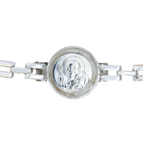 Pulsera de plata 925 y double Oro 18 ktes SAN BENITO Pulsera de plata 925 y double Oro 18 ktes SAN BENITO
