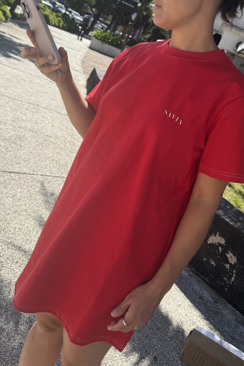 VESTIDO SAVIA Rojo