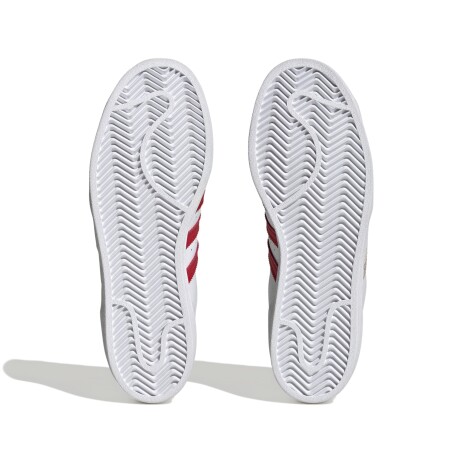 Championes Adidas de Dama - SUPERSTAR - ADHQ1918 WHITE/WONDER WHITE/BETTER SCARLET