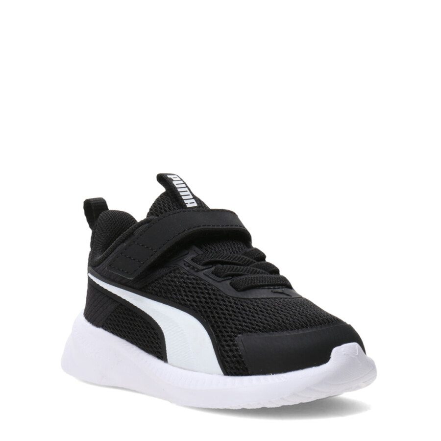 Championes de Niños Puma Flyer 4 Ac+ Infantil Negro - Blanco