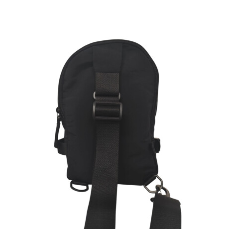 Morral mochila cruzada ajustable con bolsillos Gris