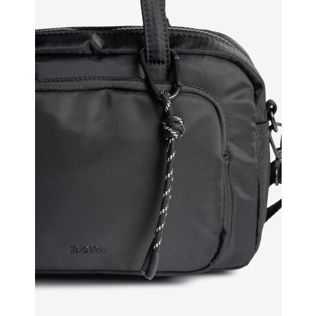 Cartera Bowling De Nylon Negro