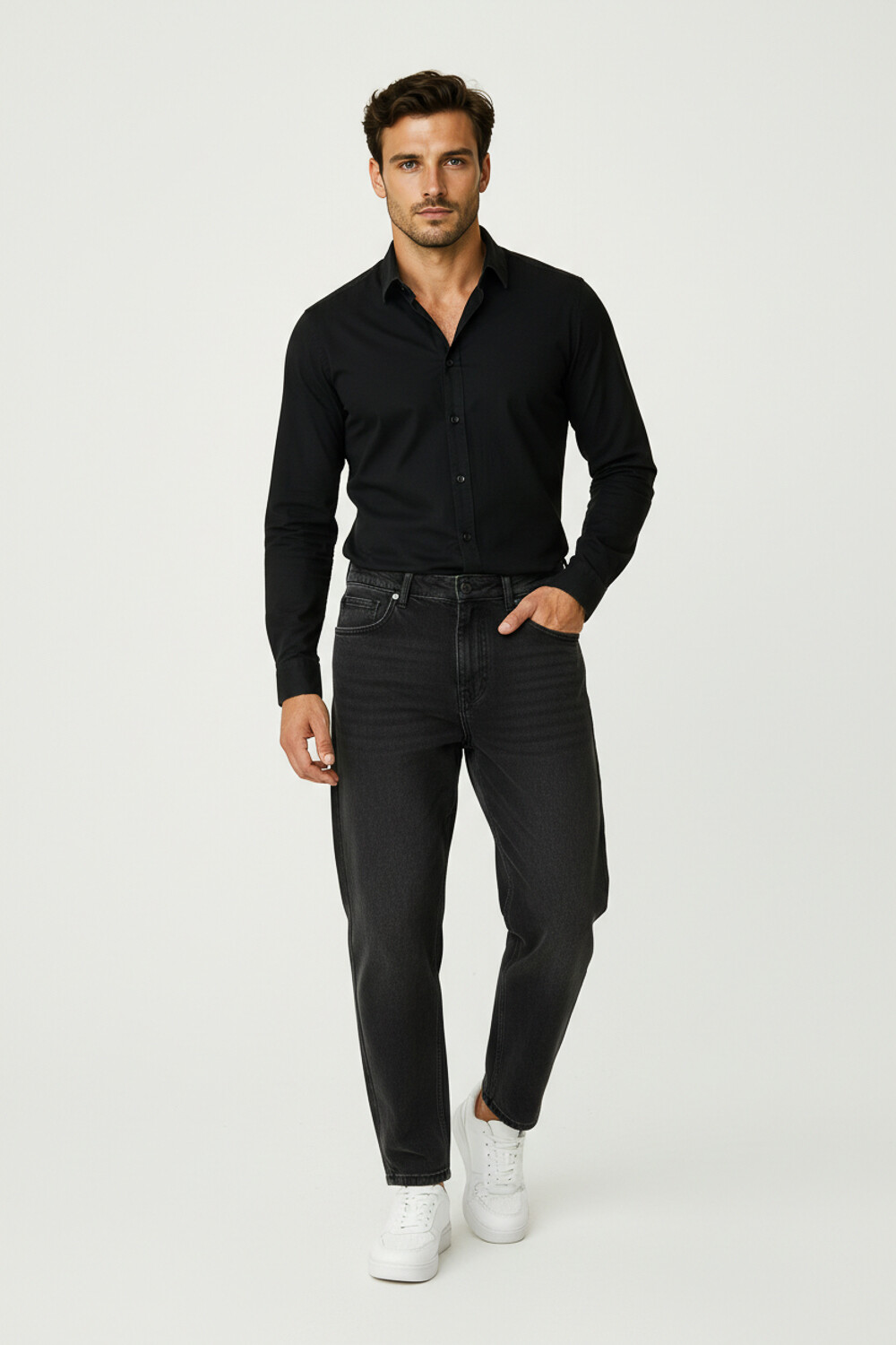 Pantalon Renvik Gris Oscuro