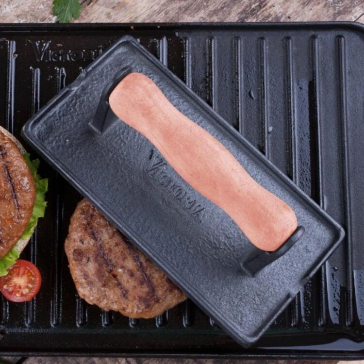 PRENSA DE HIERRO ESMALTADO PARA CARNES NEGRO