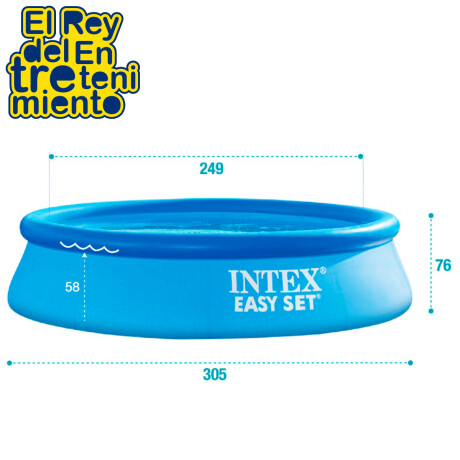 Piscina Intex Gomón Infable 3853L 305x76cm C/ Bomba Piscina Intex Gomón Infable 3853L 305x76cm C/ Bomba