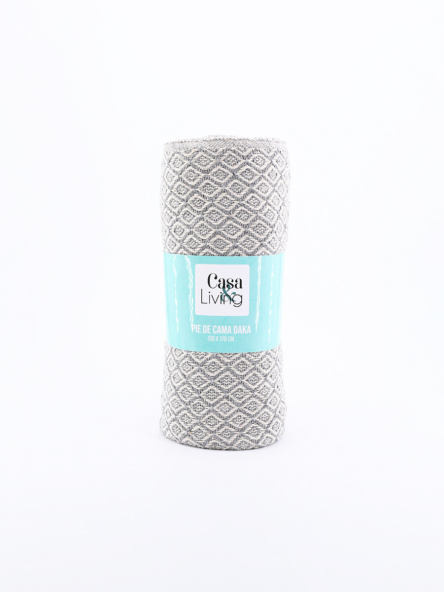 PIE DE CAMA DAKA - GRIS 