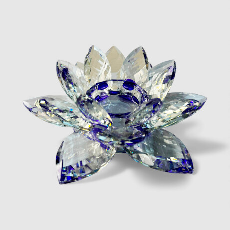 Centro De Mesa Flor De Loto Violeta