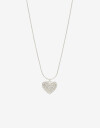 Cadena Corta con Dije Strass Cadena Corta Con Dije Corazón - Plateado Rodio
