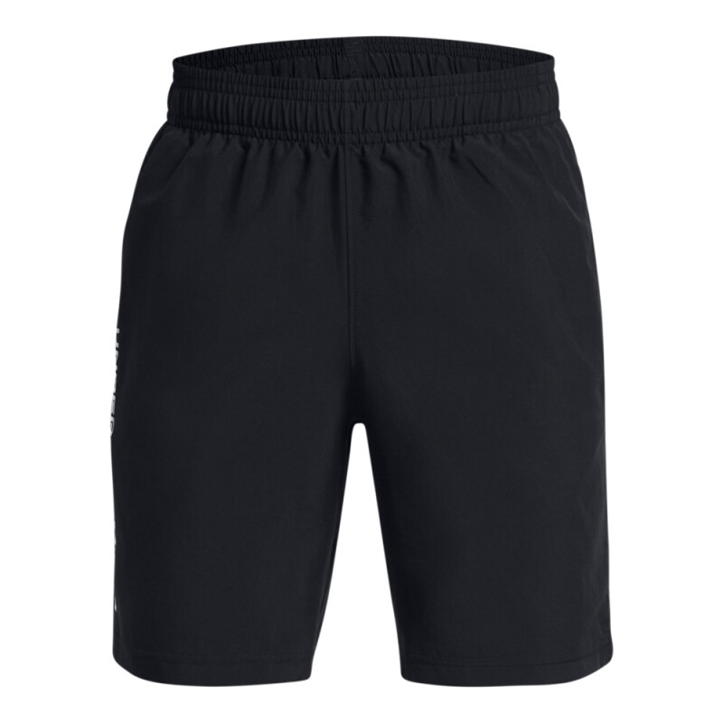 UA Tech Woven Wordmark Short-BLU BLK-001